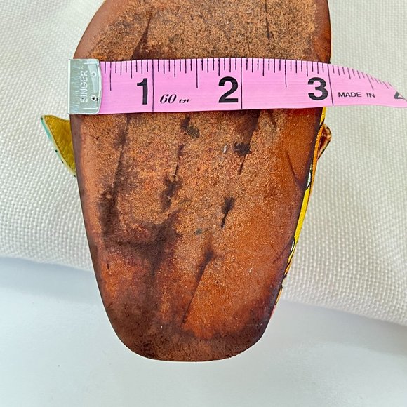 MR SEYMOUR Vintage 60's 70's Psychedelic Floral Bow Pumps Size 10AA RARE - Picture 13 of 15